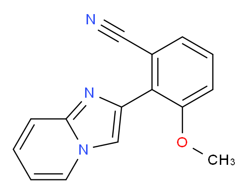 2-(imidazo[1,2-a]pyridin-2-yl)-3-methoxybenzonitrile