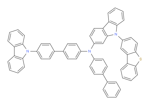 N-(4'-(9H-carbazol-9-yl)-[1,1'-biphenyl]-4-yl)-N-([1,1'-biphenyl]-4-yl)-9-(dibenzo[b,d]thiophen-2-yl)-9H-carbazol-2-amine