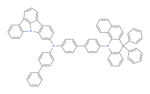 N-([1,1'-biphenyl]-4-yl)-N-(4'-(7,7-diphenylbenzo[c]acridin-12(7H)-yl)-[1,1'-biphenyl]-4-yl)indolo[3,2,1-jk]carbazol-6-amine