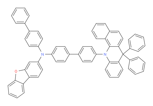 N-([1,1'-biphenyl]-4-yl)-N-(4'-(7,7-diphenylbenzo[c]acridin-12(7H)-yl)-[1,1'-biphenyl]-4-yl)dibenzo[b,d]furan-3-amine