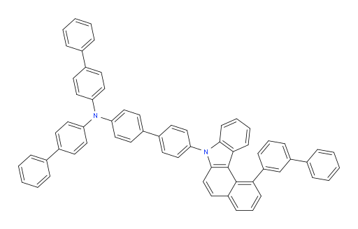 4'-(1-([1,1'-biphenyl]-3-yl)-7H-benzo[c]carbazol-7-yl)-N,N-di([1,1'-biphenyl]-4-yl)-[1,1'-biphenyl]-4-amine