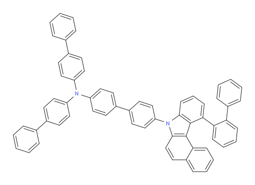 4'-(11-([1,1'-biphenyl]-2-yl)-7H-benzo[c]carbazol-7-yl)-N,N-di([1,1'-biphenyl]-4-yl)-[1,1'-biphenyl]-4-amine