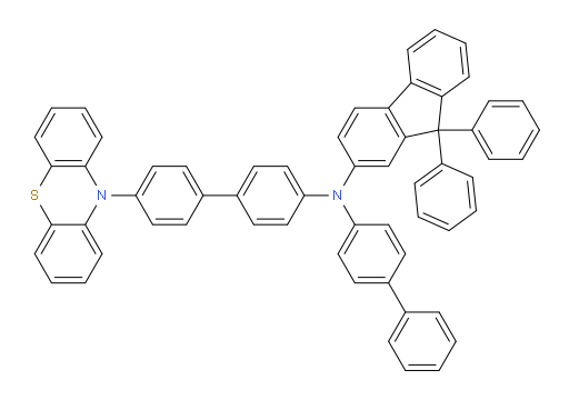 N-(4'-(10H-phenothiazin-10-yl)-[1,1'-biphenyl]-4-yl)-N-([1,1'-biphenyl]-4-yl)-9,9-diphenyl-9H-fluoren-2-amine