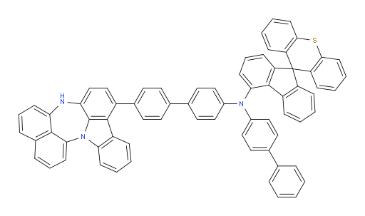 N-(4'-(4H-naphtho[1',8':5,6,7][1,4]diazepino[3,2,1-jk]carbazol-7-yl)-[1,1'-biphenyl]-4-yl)-N-([1,1'-biphenyl]-4-yl)spiro[fluorene-9,9'-thioxanthen]-4-amine