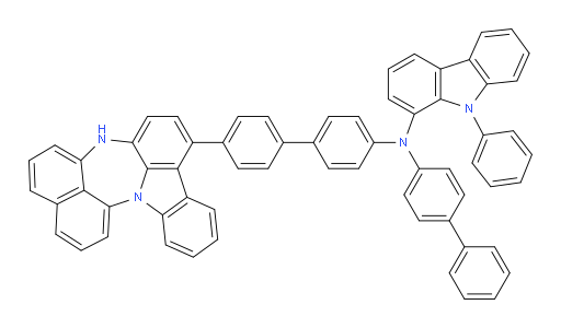 N-(4'-(4H-naphtho[1',8':5,6,7][1,4]diazepino[3,2,1-jk]carbazol-7-yl)-[1,1'-biphenyl]-4-yl)-N-([1,1'-biphenyl]-4-yl)-9-phenyl-9H-carbazol-1-amine