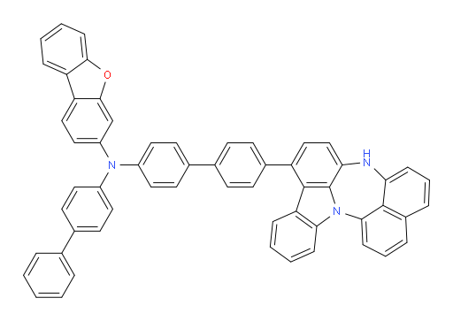 N-(4'-(4H-naphtho[1',8':5,6,7][1,4]diazepino[3,2,1-jk]carbazol-7-yl)-[1,1'-biphenyl]-4-yl)-N-([1,1'-biphenyl]-4-yl)dibenzo[b,d]furan-3-amine