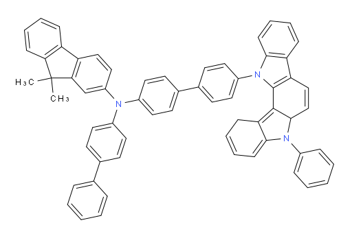 N-([1,1'-biphenyl]-4-yl)-9,9-dimethyl-N-(4'-(5-phenyl-5,5a-dihydroindolo[3,2-a]carbazol-12(1H)-yl)-[1,1'-biphenyl]-4-yl)-9H-fluoren-2-amine