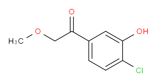 1-(4-chloro-3-hydroxyphenyl)-2-methoxyethanone