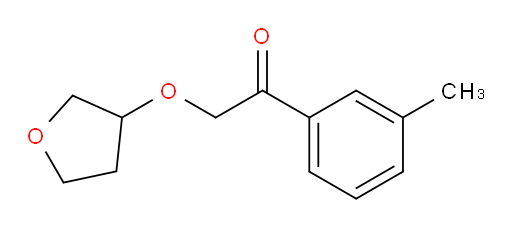 2-((tetrahydrofuran-3-yl)oxy)-1-(m-tolyl)ethanone