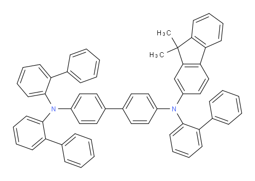 N4,N4,N4'-tri([1,1'-biphenyl]-2-yl)-N4'-(9,9-dimethyl-9H-fluoren-2-yl)-[1,1'-biphenyl]-4,4'-diamine