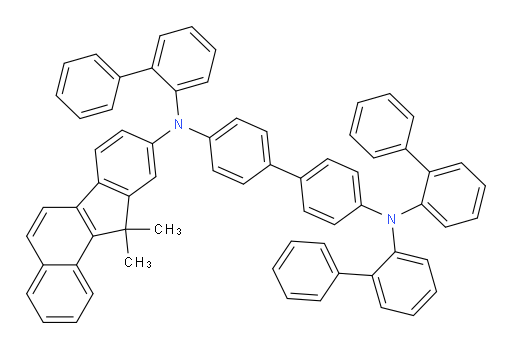 N4,N4,N4'-tri([1,1'-biphenyl]-2-yl)-N4'-(11,11-dimethyl-11H-benzo[a]fluoren-9-yl)-[1,1'-biphenyl]-4,4'-diamine