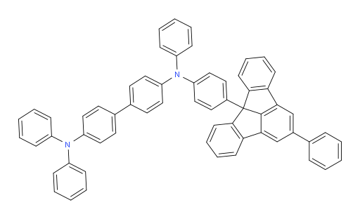 N4,N4,N4'-triphenyl-N4'-(4-(2-phenyl-7bH-indeno[1,2,3-jk]fluoren-7b-yl)phenyl)-[1,1'-biphenyl]-4,4'-diamine