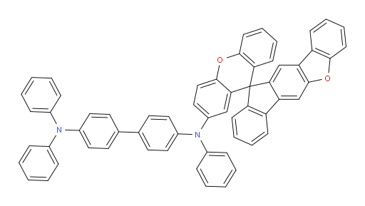 N4,N4,N4'-triphenyl-N4'-(spiro[fluoreno[3,2-b]benzofuran-11,9'-xanthen]-2'-yl)-[1,1'-biphenyl]-4,4'-diamine
