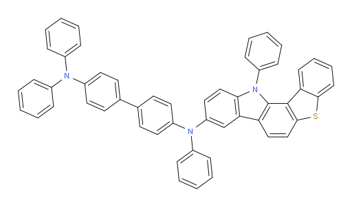 N4,N4,N4'-triphenyl-N4'-(12-phenyl-12H-benzo[4,5]thieno[3,2-a]carbazol-9-yl)-[1,1'-biphenyl]-4,4'-diamine
