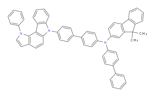 N-([1,1'-biphenyl]-4-yl)-9,9-dimethyl-N-(4'-(1-phenylpyrrolo[3,2-c]carbazol-6(1H)-yl)-[1,1'-biphenyl]-4-yl)-9H-fluoren-2-amine