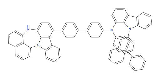 N-(4'-(4H-naphtho[1',8':5,6,7][1,4]diazepino[3,2,1-jk]carbazol-7-yl)-[1,1'-biphenyl]-4-yl)-N-([1,1'-biphenyl]-4-yl)-9-(naphthalen-2-yl)-9H-carbazol-1-amine