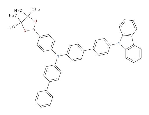 N-([1,1'-biphenyl]-4-yl)-4'-(9H-carbazol-9-yl)-N-(4-(4,4,5,5-tetramethyl-1,3,2-dioxaborolan-2-yl)phenyl)-[1,1'-biphenyl]-4-amine