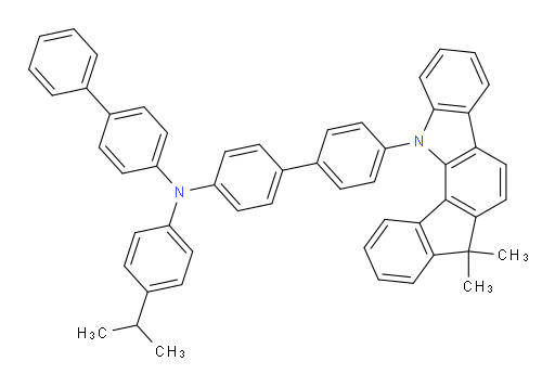 N-([1,1'-biphenyl]-4-yl)-4'-(7,7-dimethylindeno[1,2-a]carbazol-12(7H)-yl)-N-(4-isopropylphenyl)-[1,1'-biphenyl]-4-amine