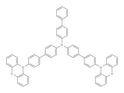 N-(4'-(10H-phenoxazin-10-yl)-[1,1'-biphenyl]-4-yl)-N-([1,1'-biphenyl]-4-yl)-4'-(10H-phenoxazin-10-yl)-[1,1'-biphenyl]-4-amine