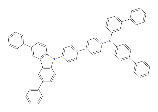 N-([1,1'-biphenyl]-4-yl)-N-(4'-(3,6-diphenyl-9H-carbazol-9-yl)-[1,1'-biphenyl]-4-yl)-[1,1'-biphenyl]-3-amine
