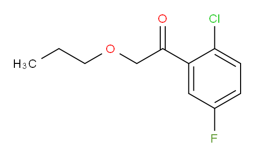 1-(2-chloro-5-fluorophenyl)-2-propoxyethanone