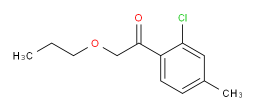 1-(2-chloro-4-methylphenyl)-2-propoxyethanone