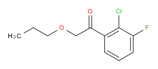 1-(2-chloro-3-fluorophenyl)-2-propoxyethanone