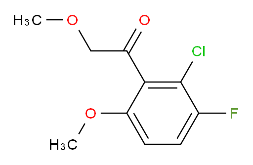1-(2-chloro-3-fluoro-6-methoxyphenyl)-2-methoxyethanone