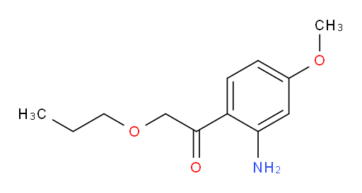 1-(2-amino-4-methoxyphenyl)-2-propoxyethanone