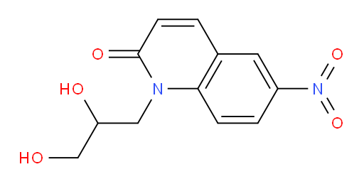 1-(2,3-dihydroxypropyl)-6-nitroquinolin-2(1H)-one