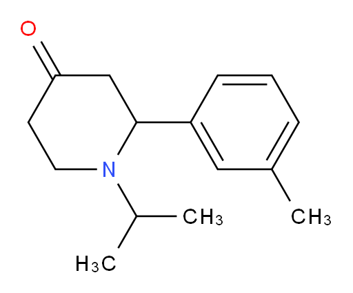 1-isopropyl-2-(m-tolyl)piperidin-4-one
