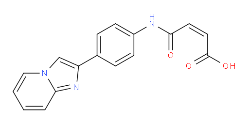 (Z)-4-((4-(imidazo[1,2-a]pyridin-2-yl)phenyl)amino)-4-oxobut-2-enoic acid