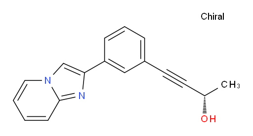 (S)-4-(3-(imidazo[1,2-a]pyridin-2-yl)phenyl)but-3-yn-2-ol