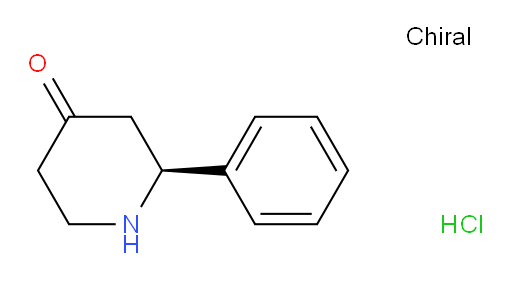 (S)-2-phenylpiperidin-4-one hydrochloride