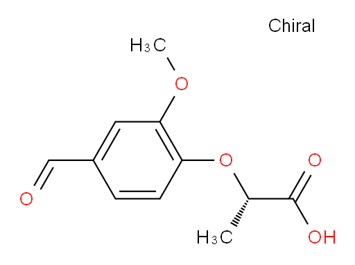 (S)-2-(4-formyl-2-methoxyphenoxy)propanoic acid