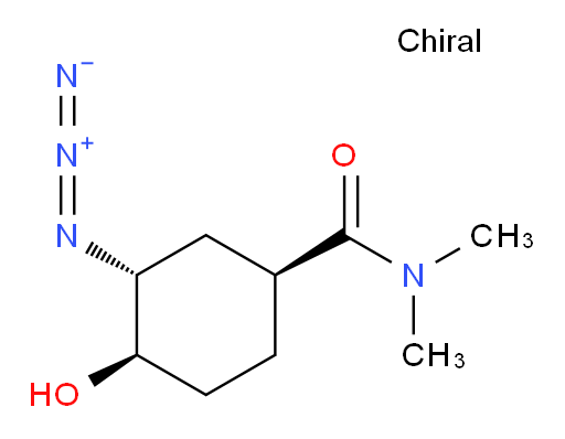 (1S,3R,4R)-3-azido-4-hydroxy-N,N-dimethylcyclohexanecarboxamide
