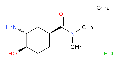 (1S,3R,4R)-3-amino-4-hydroxy-N,N-dimethylcyclohexanecarboxamide hydrochloride