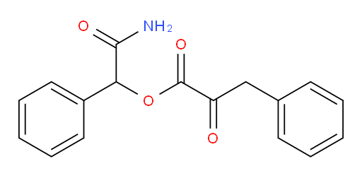 2-amino-2-oxo-1-phenylethyl 2-oxo-3-phenylpropanoate