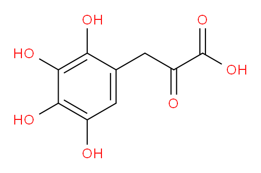2-oxo-3-(2,3,4,5-tetrahydroxyphenyl)propanoic acid