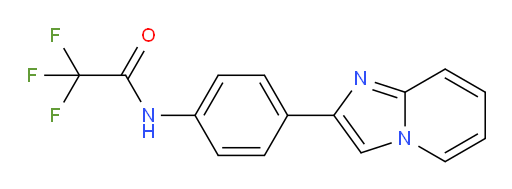 2,2,2-trifluoro-N-(4-(imidazo[1,2-a]pyridin-2-yl)phenyl)acetamide