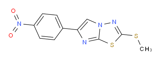 2-(methylthio)-6-(4-nitrophenyl)imidazo[2,1-b][1,3,4]thiadiazole