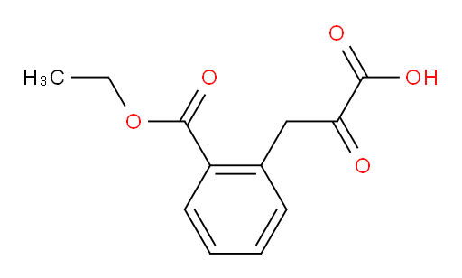 3-(2-(ethoxycarbonyl)phenyl)-2-oxopropanoic acid