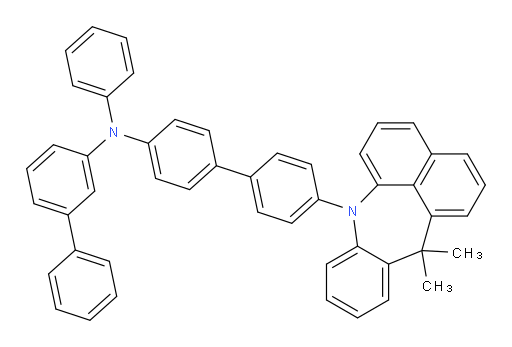 N-(4'-(12,12-dimethylbenzo[f]naphtho[1,8-bc]azepin-7(12H)-yl)-[1,1'-biphenyl]-4-yl)-N-phenyl-[1,1'-biphenyl]-3-amine