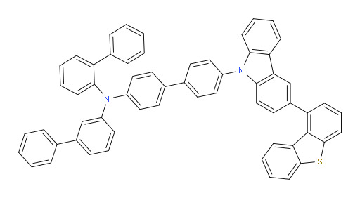 N-([1,1'-biphenyl]-3-yl)-N-(4'-(3-(dibenzo[b,d]thiophen-1-yl)-9H-carbazol-9-yl)-[1,1'-biphenyl]-4-yl)-[1,1'-biphenyl]-2-amine