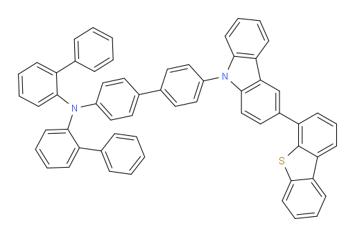 N-([1,1'-biphenyl]-2-yl)-N-(4'-(3-(dibenzo[b,d]thiophen-4-yl)-9H-carbazol-9-yl)-[1,1'-biphenyl]-4-yl)-[1,1'-biphenyl]-2-amine