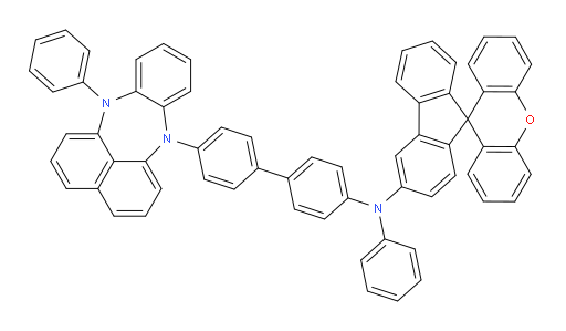 N-phenyl-N-(4'-(12-phenylbenzo[b]naphtho[1,8-ef][1,4]diazepin-7(12H)-yl)-[1,1'-biphenyl]-4-yl)spiro[fluorene-9,9'-xanthen]-3-amine