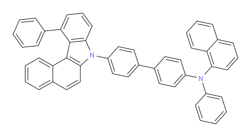 N-phenyl-N-(4'-(11-phenyl-7H-benzo[c]carbazol-7-yl)-[1,1'-biphenyl]-4-yl)naphthalen-1-amine