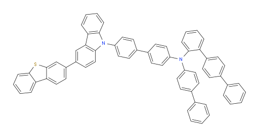 N-([1,1'-biphenyl]-4-yl)-N-(4'-(3-(dibenzo[b,d]thiophen-3-yl)-9H-carbazol-9-yl)-[1,1'-biphenyl]-4-yl)-[1,1':4',1''-terphenyl]-2-amine