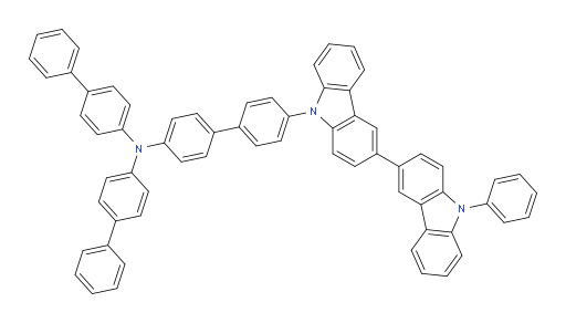 N,N-di([1,1'-biphenyl]-4-yl)-4'-(9'-phenyl-9H,9'H-[3,3'-bicarbazol]-9-yl)-[1,1'-biphenyl]-4-amine