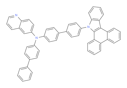 N-(4'-(9H-dibenzo[a,c]carbazol-9-yl)-[1,1'-biphenyl]-4-yl)-N-([1,1'-biphenyl]-4-yl)quinolin-6-amine